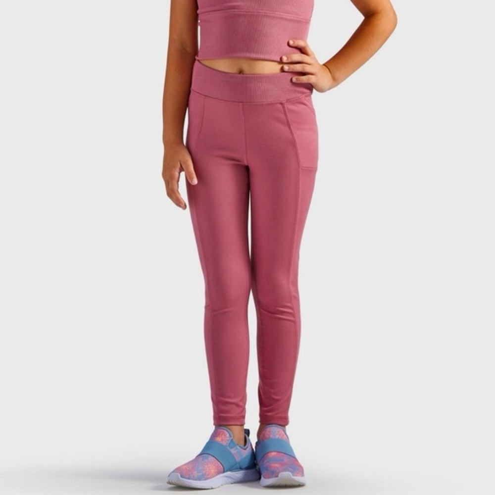 Freely Vera Contrast Ribbed Pocket Leggings-Girl’s Size S